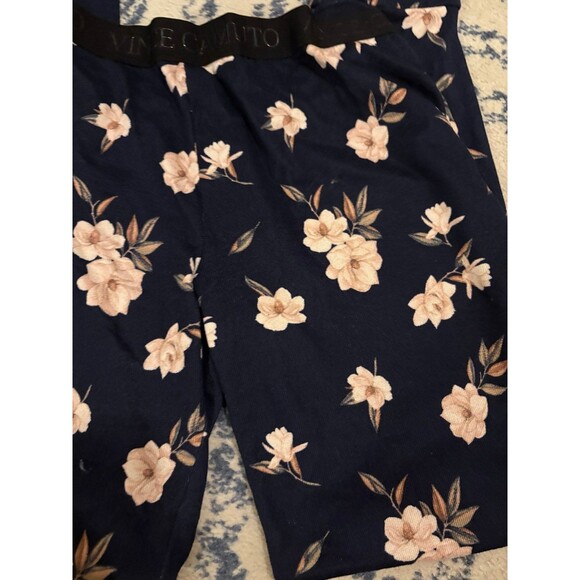 Blue and Pink Floral Vince Camino Jogger Sweatpants - Picture 2 of 4